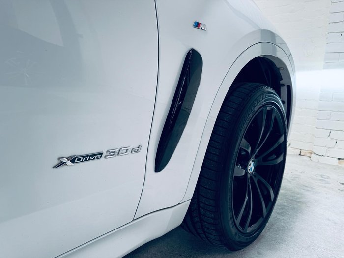 2015 BMW X6 xDrive30d F16 4X4 Constant Alpine White