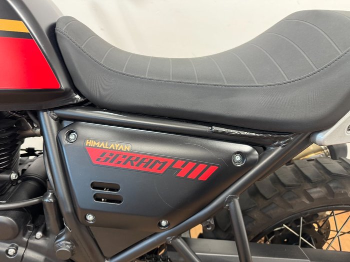 2022 Royal Enfield SCRAM 411 - MID E5 BLAZING BLACK