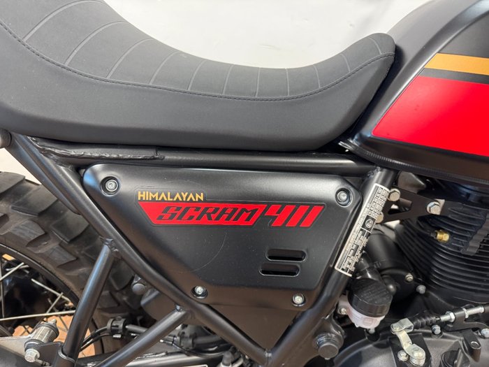 2022 Royal Enfield SCRAM 411 - MID E5 BLAZING BLACK