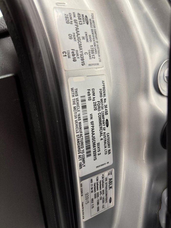 2010 Ford Falcon Ute FG Lightning Strike
