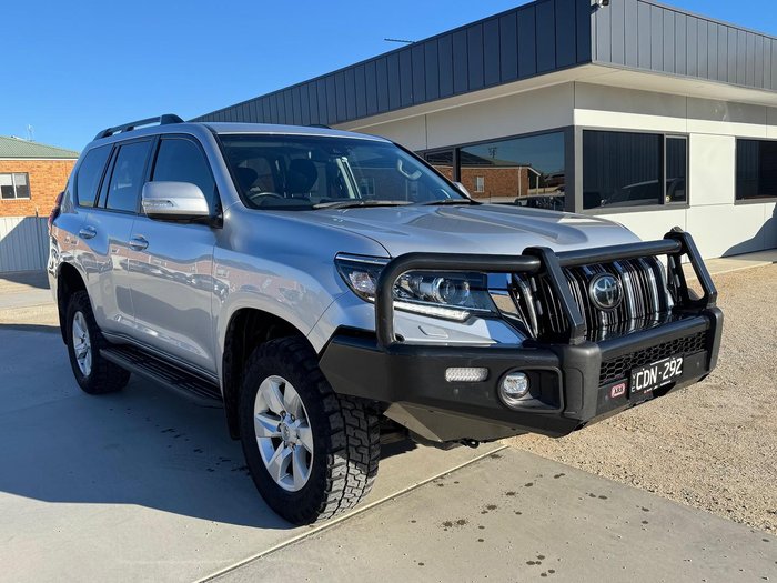 2022 Toyota Landcruiser Prado GXL GDJ150R 4X4 Dual Range Silver Pearl