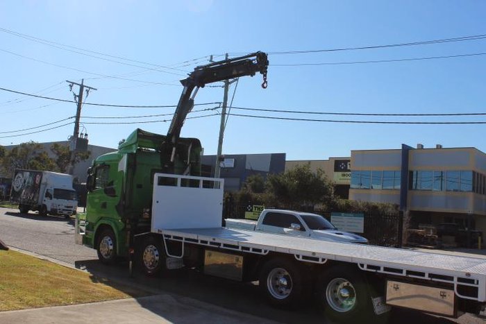 2013 Scania G480 8X4 CRANE TRUCK GREEN