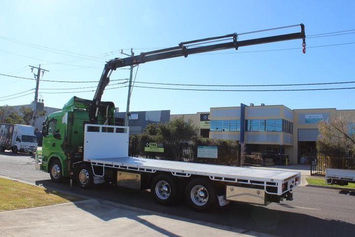 2013 Scania G480 8X4 CRANE TRUCK GREEN