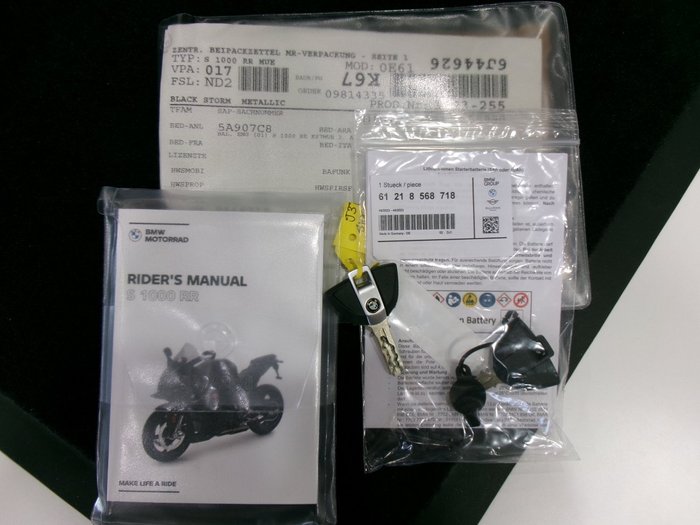 2024 BMW Motorrad S 1000 RR BLACK STORM METALLIC