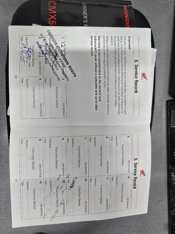 2020 HONDA CMX ABS GREY