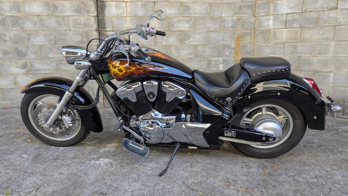 2010 Honda VT1300CR Black