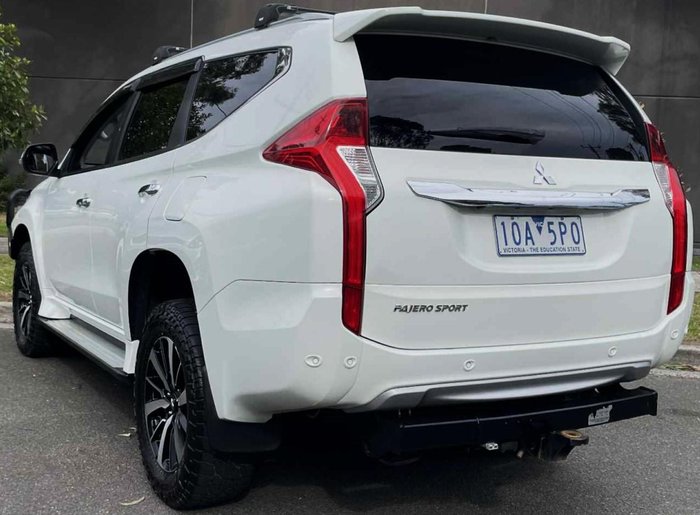 2018 Mitsubishi Pajero Sport Exceed QE MY18 4X4 Dual Range White