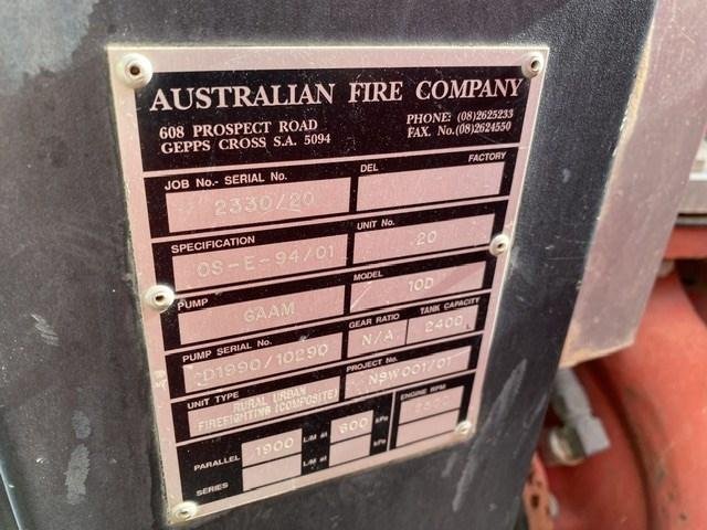 1994 Isuzu Fts700 Red