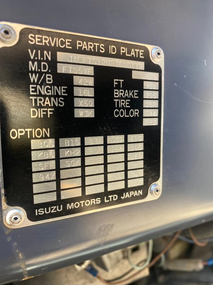 1994 Isuzu Fts700 Red