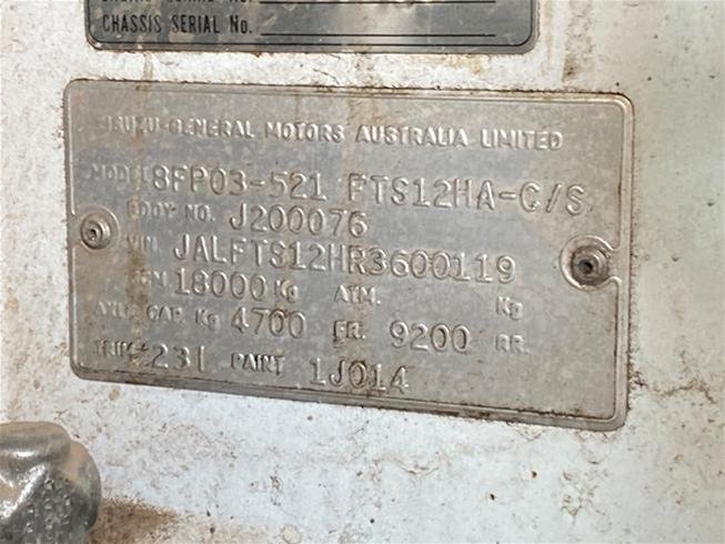 1994 Isuzu Fts700 Red