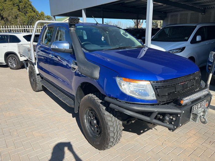 2014 Ford Ranger XLT PX 4X4 Dual Range Aurora Blue