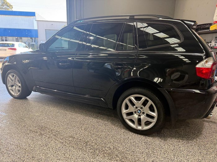 2006 BMW X3 si E83 MY07 Four Wheel Drive Black Sapphire