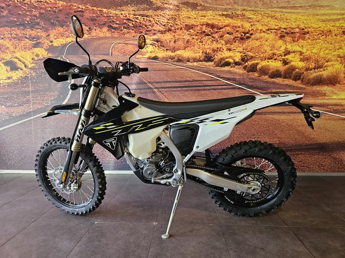 2025 Triumph TF 250-E Off Road White