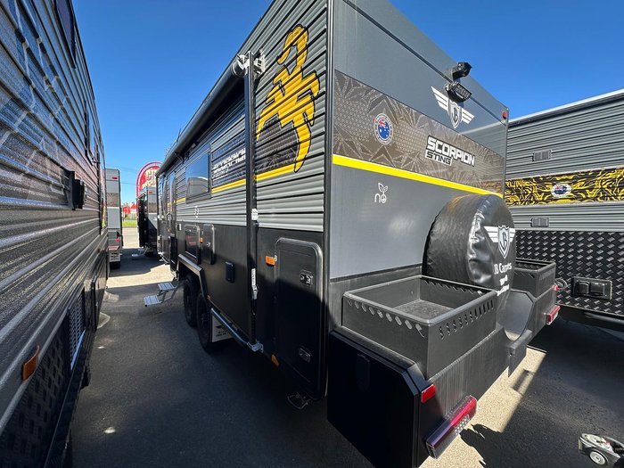 2025 JB Caravans 22' Scorpion Sting Corner Shower