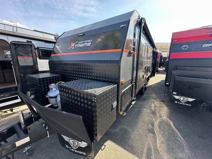 2025 JB Caravans 20.6 Dirt Road Xtreme Rear Door