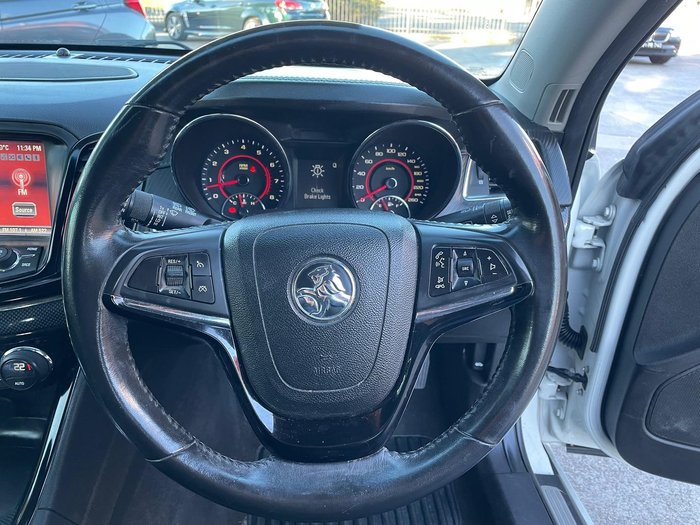 2015 Holden Commodore SV6 VF Series II MY16 Heron White