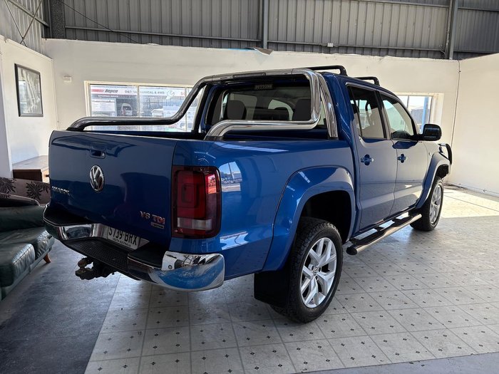 2017 Volkswagen Amarok TDI550 Ultimate 2H MY18 4X4 Constant Ravenna Blue