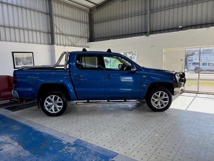 2017 Volkswagen Amarok TDI550 Ultimate 2H MY18 4X4 Constant Ravenna Blue