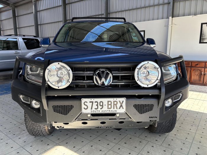 2017 Volkswagen Amarok TDI550 Ultimate 2H MY18 4X4 Constant Ravenna Blue