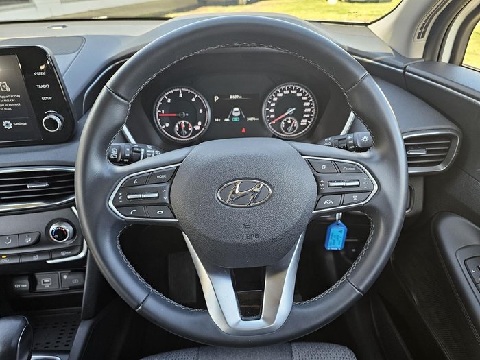 2022 Hyundai Santa Fe TM.V4 MY22 4X4 On Demand White Cream