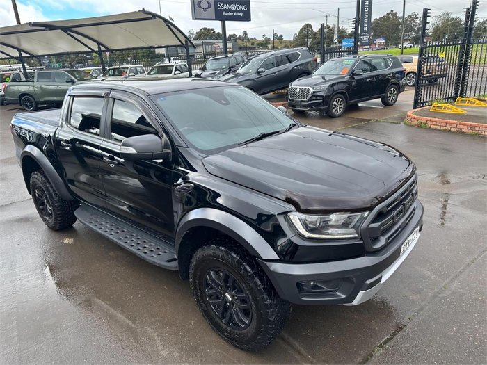 2018 Ford Ranger Raptor PX MkIII MY19 4X4 Dual Range Shadow Black