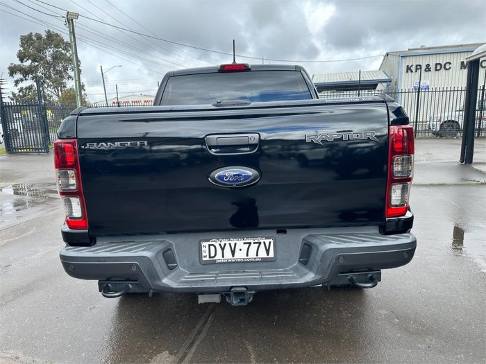 2018 Ford Ranger Raptor PX MkIII MY19 4X4 Dual Range Shadow Black