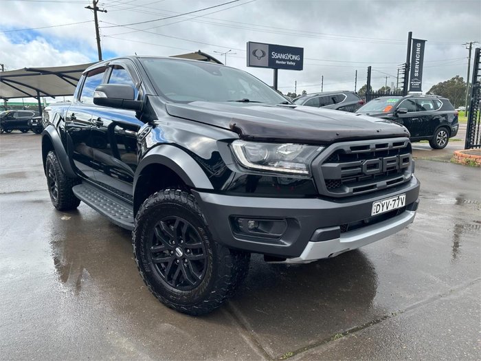2018 Ford Ranger Raptor PX MkIII MY19 4X4 Dual Range Shadow Black