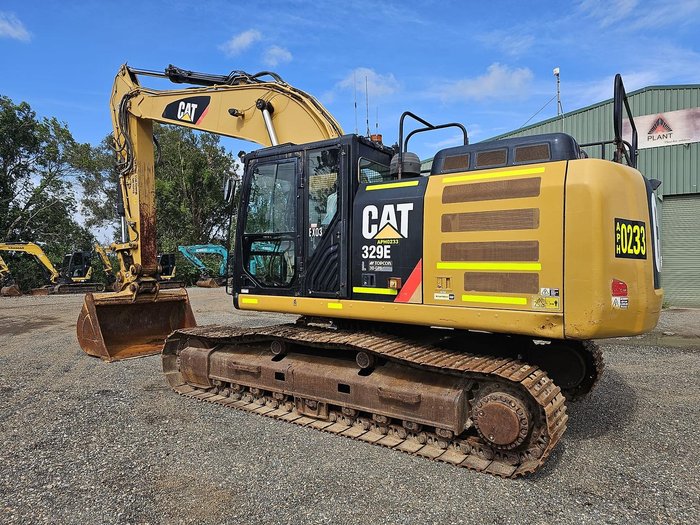 2014 Caterpillar 329El Yellow