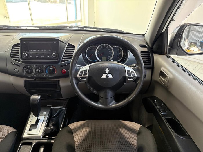 2015 Mitsubishi Triton GLX MN MY15 4X4 Dual Range White
