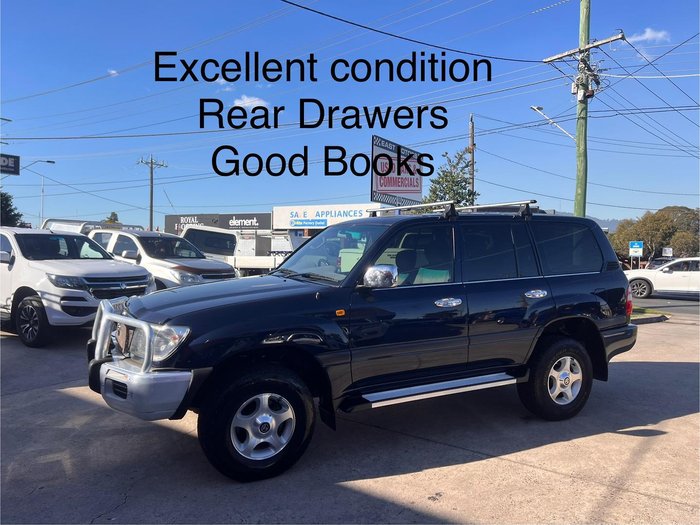 2005 Toyota Landcruiser GXL UZJ100R 4X4 Constant Blue Mica