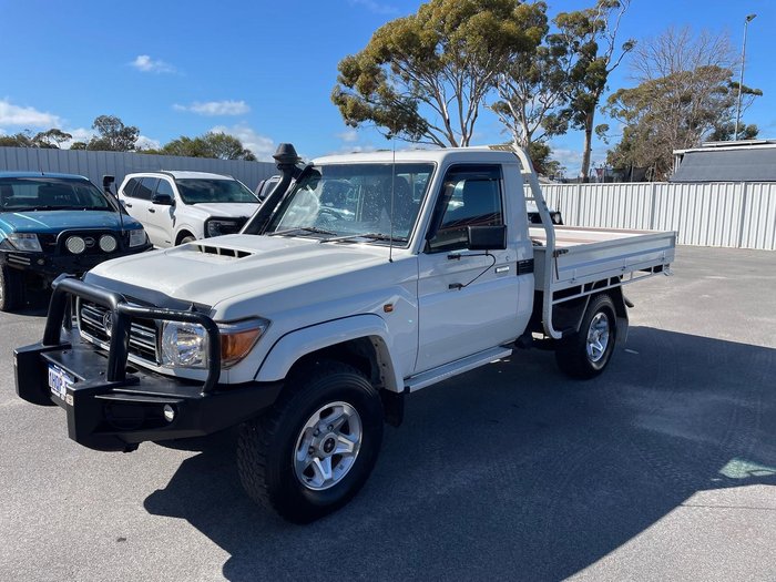 2022 Toyota Landcruiser GXL VDJ79R 4X4 Dual Range French Vanilla