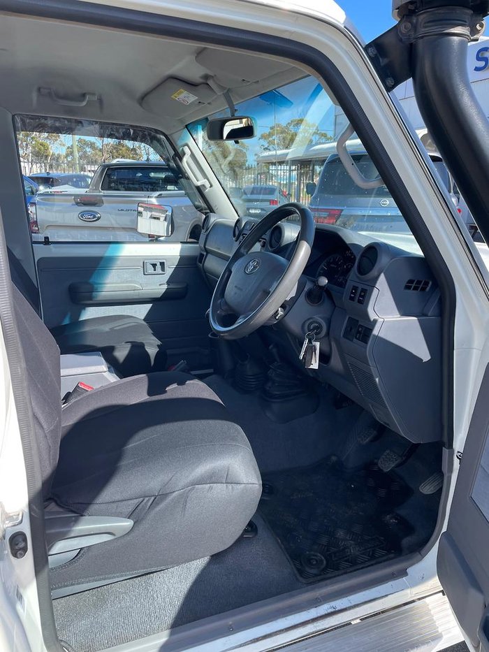 2022 Toyota Landcruiser GXL VDJ79R 4X4 Dual Range French Vanilla