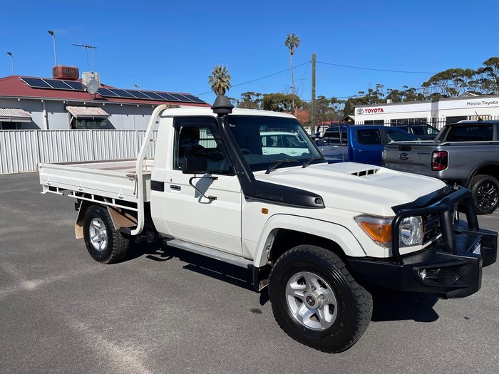 2022 Toyota Landcruiser GXL VDJ79R 4X4 Dual Range French Vanilla