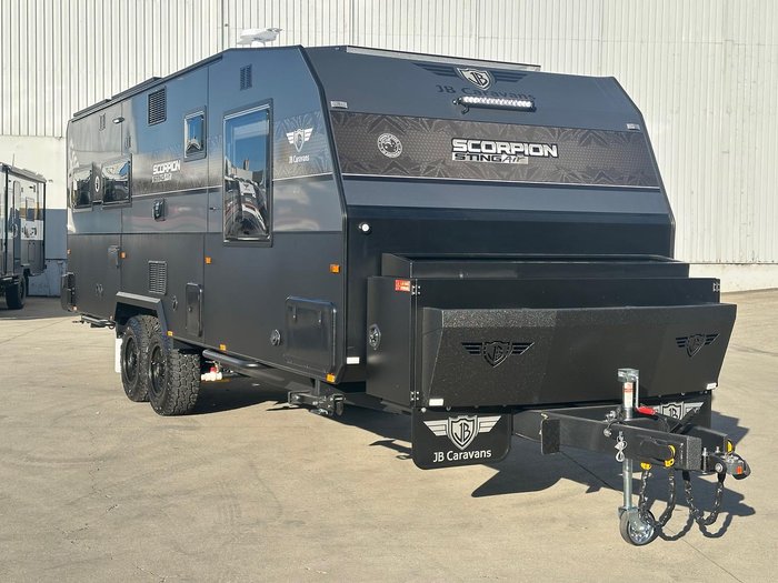 2025 JB Caravans Scorpion Sting Air 23'6 Rear Club