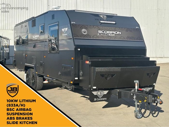 2025 JB Caravans Scorpion Sting Air 23'6 Rear Club