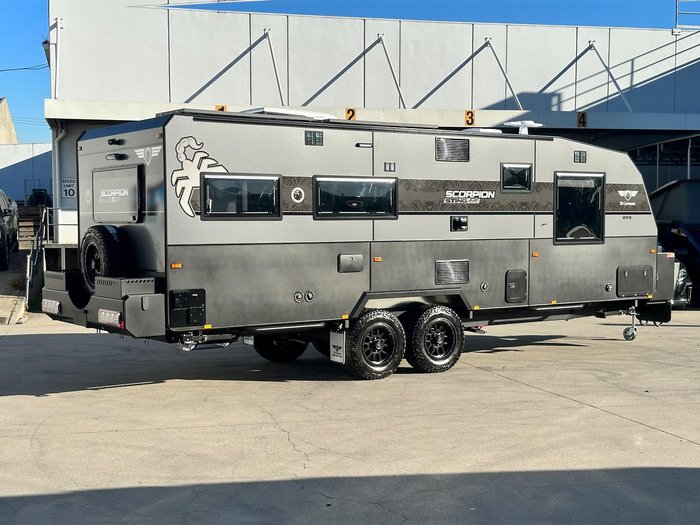 2025 JB Caravans Scorpion Sting Air 23'6 Rear Club