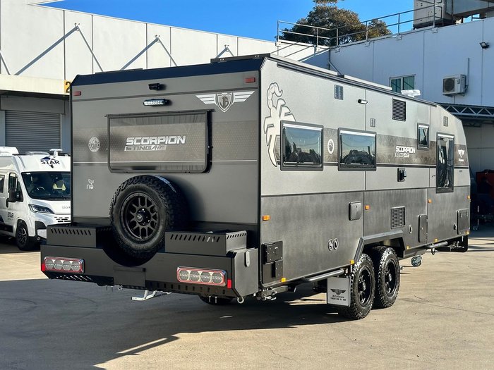 2025 JB Caravans Scorpion Sting Air 23'6 Rear Club