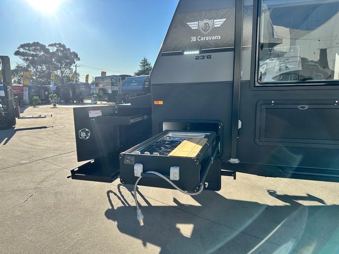 2025 JB Caravans Scorpion Sting Air 23'6 Rear Club