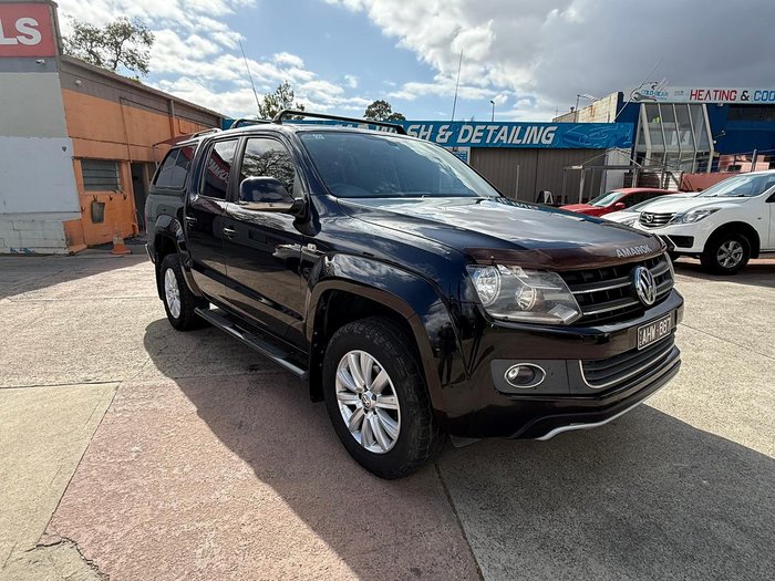 2016 Volkswagen Amarok TDI420 Highline 2H MY16 4X4 Constant Deep Black