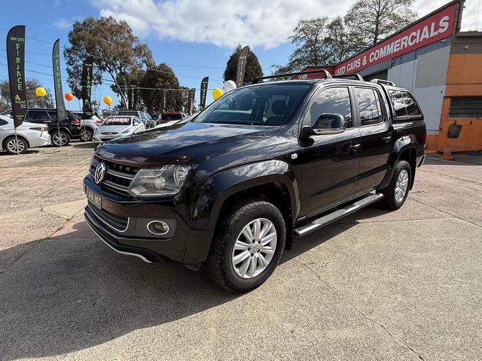 2016 Volkswagen Amarok TDI420 Highline 2H MY16 4X4 Constant Deep Black