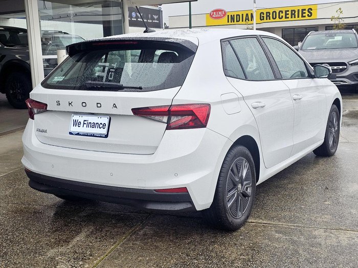 2024 SKODA Fabia 85TSI Select PJ MY24 Moon White