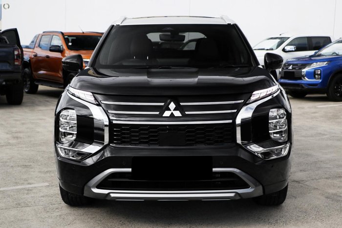 2025 Mitsubishi Outlander Exceed Tourer ZM MY25 AWD Black Diamond with Sterling Silver Roof