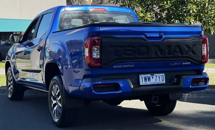 2022 LDV T60 Max LUXE SK8C MY23 4X4 Dual Range Jewel Blue