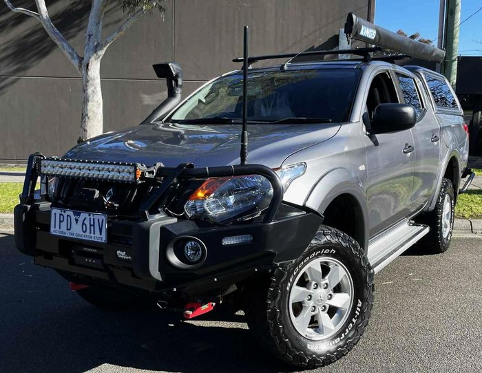 2018 Mitsubishi Triton GLX+ MQ MY18 4X4 Dual Range Sterling Silver