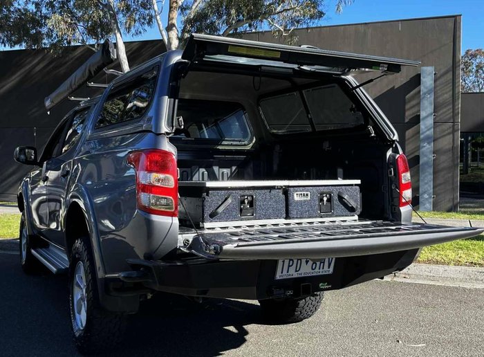 2018 Mitsubishi Triton GLX+ MQ MY18 4X4 Dual Range Sterling Silver