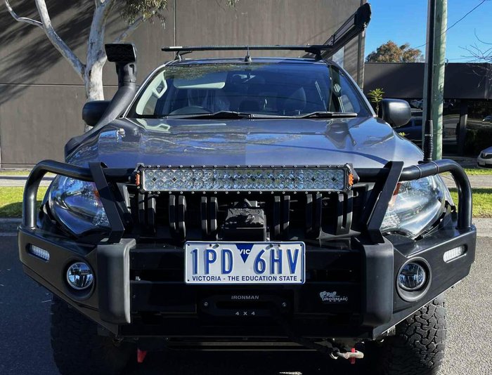 2018 Mitsubishi Triton GLX+ MQ MY18 4X4 Dual Range Sterling Silver