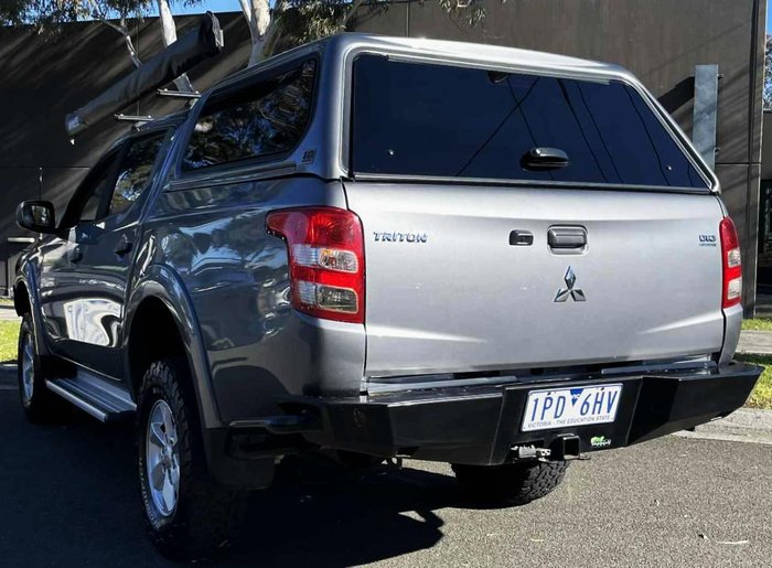 2018 Mitsubishi Triton GLX+ MQ MY18 4X4 Dual Range Sterling Silver