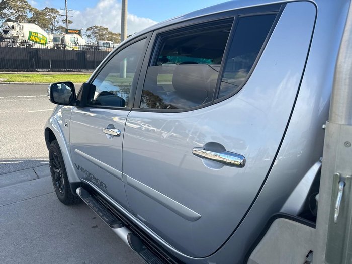 2014 Mitsubishi Triton GLX-R Warrior MN MY15 4X4 Dual Range Cool Silver