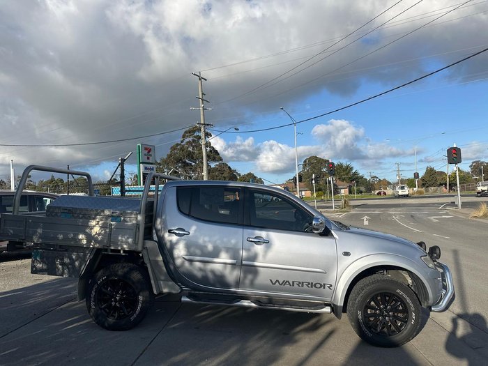 2014 Mitsubishi Triton GLX-R Warrior MN MY15 4X4 Dual Range Cool Silver