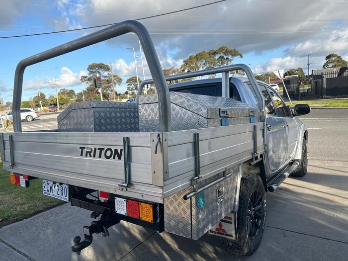 2014 Mitsubishi Triton GLX-R Warrior MN MY15 4X4 Dual Range Cool Silver